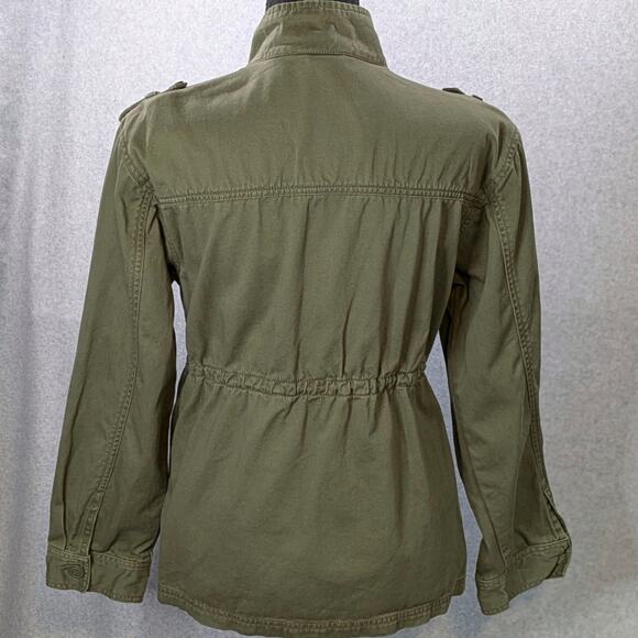 Crazy 8 Green Military Style Jacket for Girls, Size XL 14  100% Cotton - Picture 14 of 14